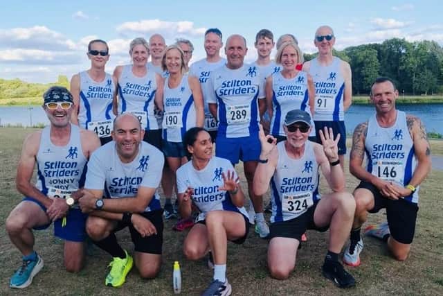Stilton Striders' Holme Pierrepoint Grand Prix Series team.