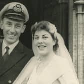 Roy and Maureen Rayson on their wedding day in 1957