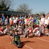 Youngsters at a previous 'try it' day at Melton Mowbray Tennis Club.