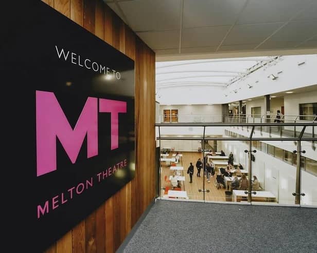 The interior at Melton Theatre