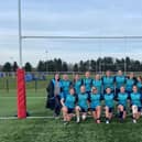 The Leicester Tigers women's squad at Brooksby