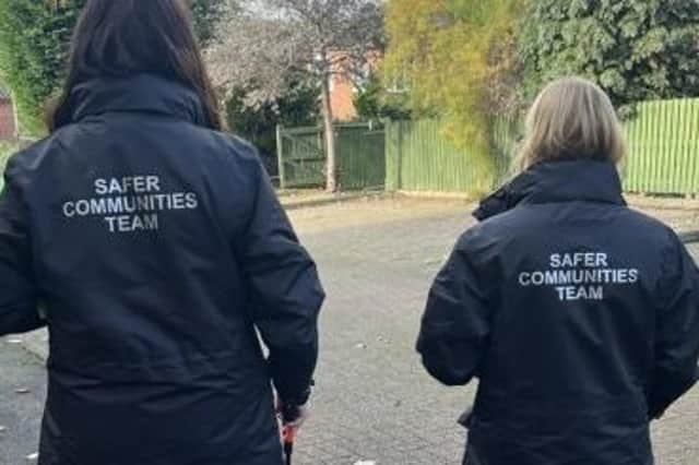 Members of Melton Borough Council's Safer Communities Team took action