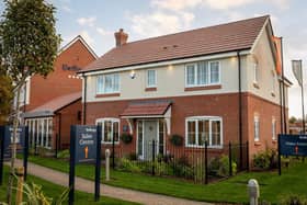 Street scene at Bellway East Midlands’s Stoughton Park development in Leicestershire