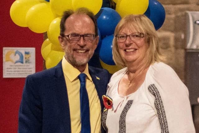 Phil and Karen Boulding, who are organising a service again in Melton for Ukraine Independence Day