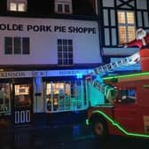 Santa and the Trumpton mini fire engine will be touring Melton Mowbray again from next week