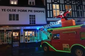 Santa and the Trumpton mini fire engine will be touring Melton Mowbray again from next week
