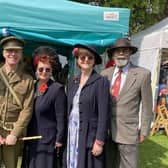 Some of the attendees dressed in period clothing at last year's 1940s Melton Mowbray event
