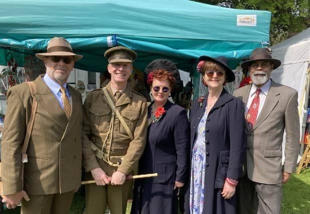 Some of the attendees dressed in period clothing at last year's 1940s Melton Mowbray event