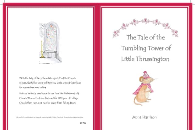 The cover of the book being launched to raise money for repairs to Thrussington church