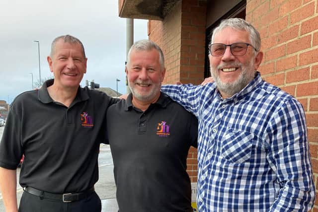 From left, Stuart, Steve and Graham Hall, who are preparing to retire next month after running Melton family business B&H Midland Services for many years