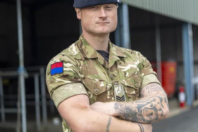A serviceman at the DATR in Melton