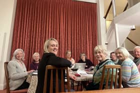 Wymondham WI committee members planning their group's centenary celebrations