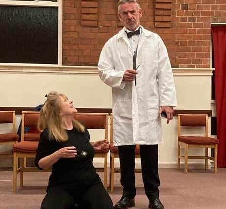 A dress rehearsal of The Melton Mowbray Theatre Company's production of Dracula - The Musical