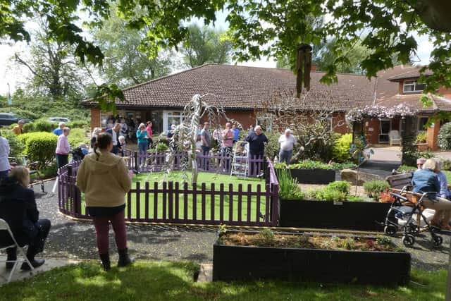 The first social event at Gretton Court, in Melton, since the Covid lockdowns