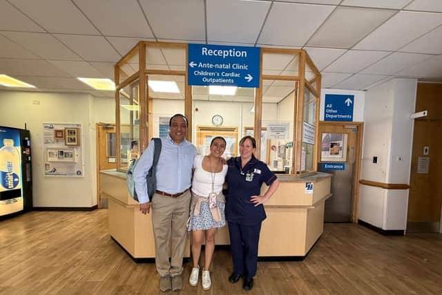 Otto, Maria Paula and UHL's Jenny Russell