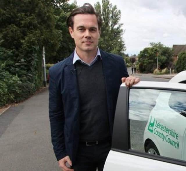 Blake Pain, Leicestershire County Council's cabinet member for the environment and the green agenda