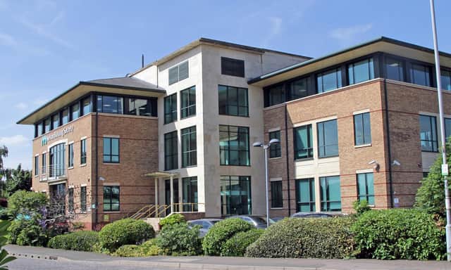 Mutual House, in Leicester Road, Melton - the headquarters of the Melton Building Society, which is opening news branches in Bourne and Stamford.