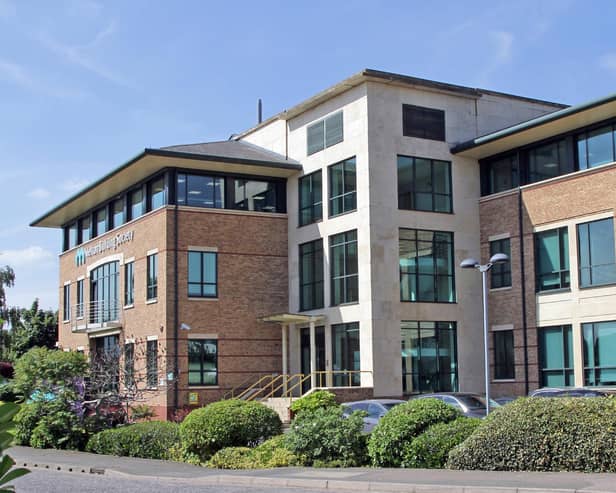 Mutual House, in Leicester Road, Melton - the headquarters of the Melton Building Society, which is opening news branches in Bourne and Stamford.