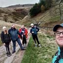 The team from More Coffee Co on their fundraising hike