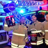 Melton firefighters on the Christmas Trumpton tour back in 2019