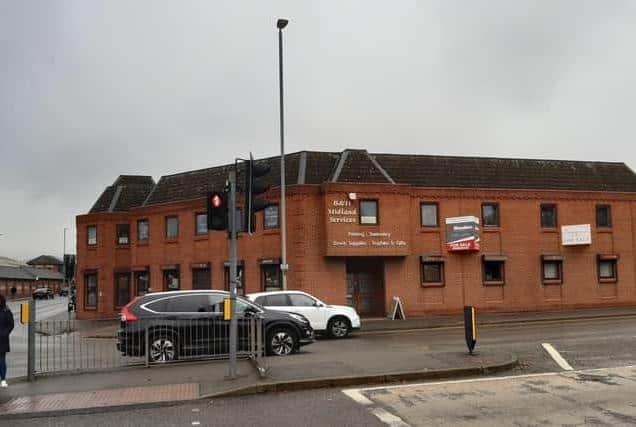 The former B&H Midland Services office building which is up for sale £750,000