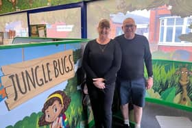 Dave and Cathy Gregory, owners of Jungle Bugs soft play centre