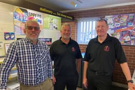 From left, Graham, Steve and Stuart Hall, pictured at the B&H Midland Services business which they have run for many years