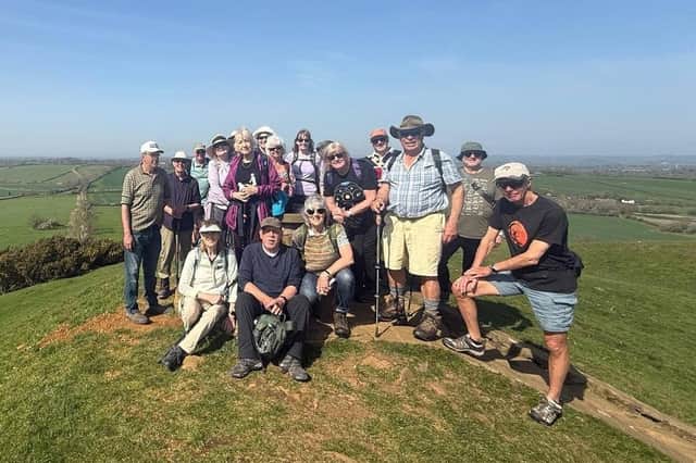 Members of Melton Mowbray Ramblers on a recent walk at Little Dalby
