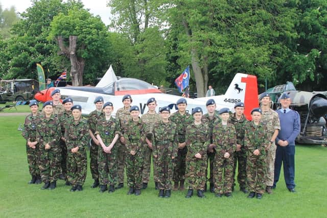 Members of Melton Mowbray Air Cadets 1279 Sqn ATC, which applied for a share of the 2026 Ragdale Hall Community Chest