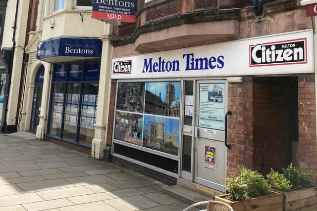 The former Melton Times office