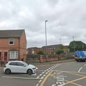 Saxby Road at the junction with Brook Street at Melton Mowbray
IMAGE Google StreetView