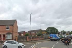 Saxby Road at the junction with Brook Street at Melton Mowbray
IMAGE Google StreetView