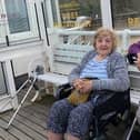 Davina Bates pictured with husband Michael on a trip to Cromer