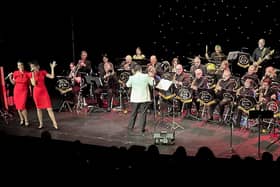 The Belvoir Big Band and the Dream Belles performing a charity concert for Macmillan Cancer Support at Melton Theatre on 29th
October 2022