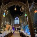 Some of the stunning entries to the Melton Mowbray Christmas Tree Festival 2024