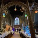 Some of the stunning entries to the Melton Mowbray Christmas Tree Festival 2024
