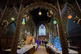 Some of the stunning entries to the Melton Mowbray Christmas Tree Festival 2024