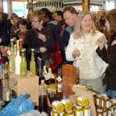 A previous East Midlands Food Festival at Melton Mowbray, where up to 10,000 visitors are expected this weekend