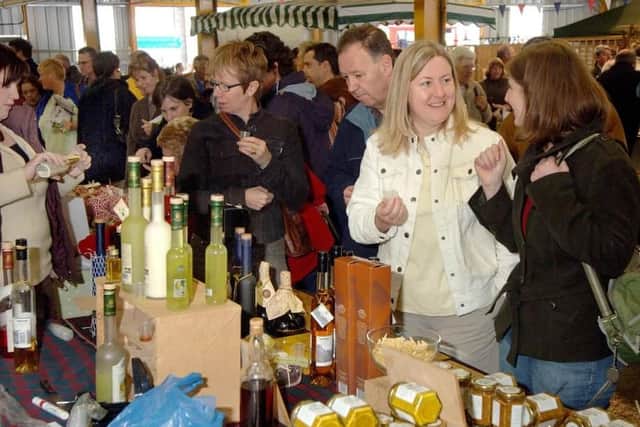 A previous East Midlands Food Festival at Melton Mowbray, where up to 10,000 visitors are expected this weekend