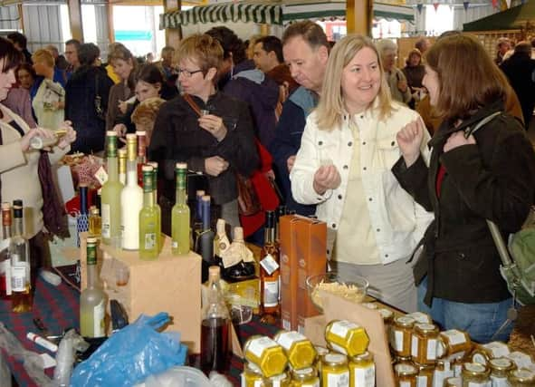 A previous East Midlands Food Festival at Melton Mowbray, where up to 10,000 visitors are expected this weekend