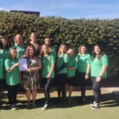 Staff at Woodlands Nursery & Forest School in Melton Mowbray celebrate their 'good' Ofsted rating