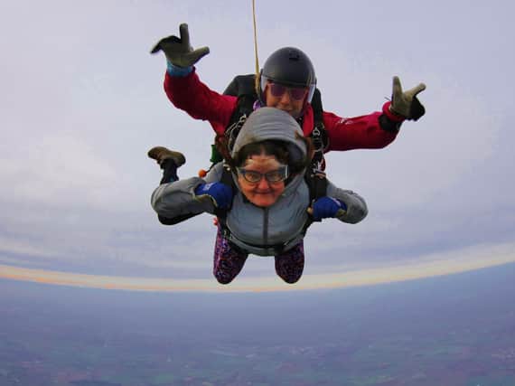 Rachel Cousen completes her fundraising skydive
