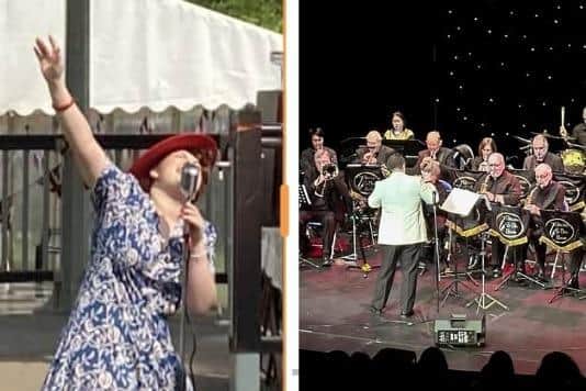Miss Lily Lovejoy and Belvoir Big Band who will both be performing at a fundraising gig in Melton next month