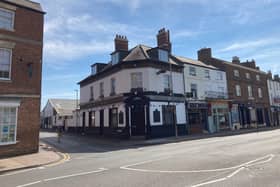 The entrance to Mill Street in Melton Mowbray