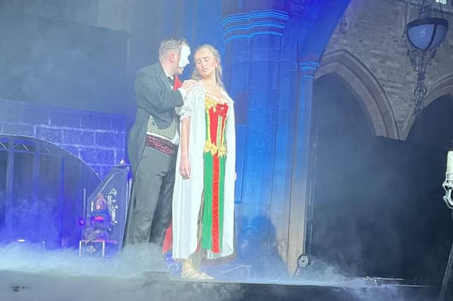 A haunting scene from The Phantom of the Opera at St Mary's Church, Melton Mowbray