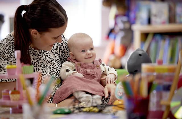 Willow Seagrave with mum Chloe