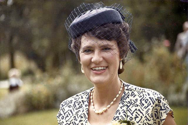 The late Carole Pacey, pictured in 1988