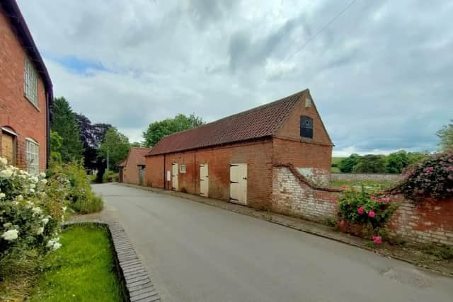 One of the buildings formerly used by Websters Dairy which is now up for auction