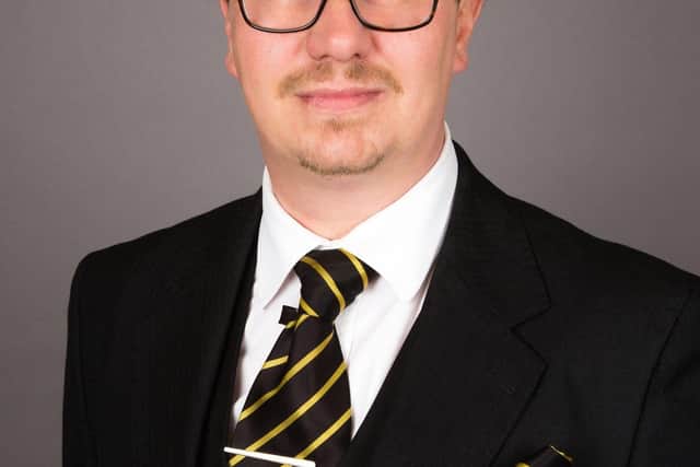 Dominic Lister, Funeral Director at Radcliffe Funeral Home.