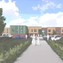 A computer image of what the new Leicestershire special school will look like